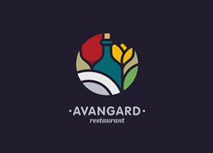 Logos coloridos Avangard