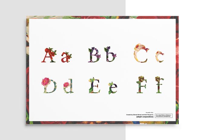 tipografias-diferentes-alfabeto-vintage-eroded-floral