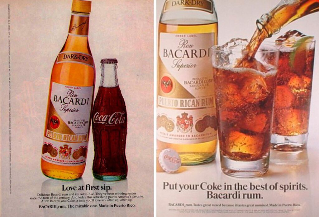 co-marketing - coca-cola e bacardi