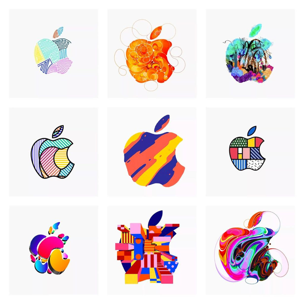 Tendências para logo design - Apple